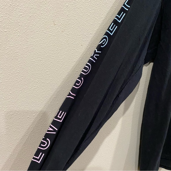 BTS World Tour Love Yourself Speak Yourself Long Sleeve T-Shirt Merch Black L - Picture 2 of 8